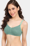 Rosaline Cyber Grove Everyday Double Layered Non Wired 3/4th Coverage T-Shirt Bra (Pack of 2) - Multicolor — thumbnail 4